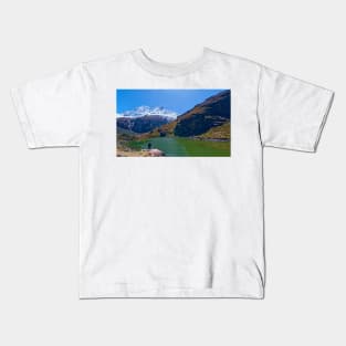 Andes mountain tarn Kids T-Shirt